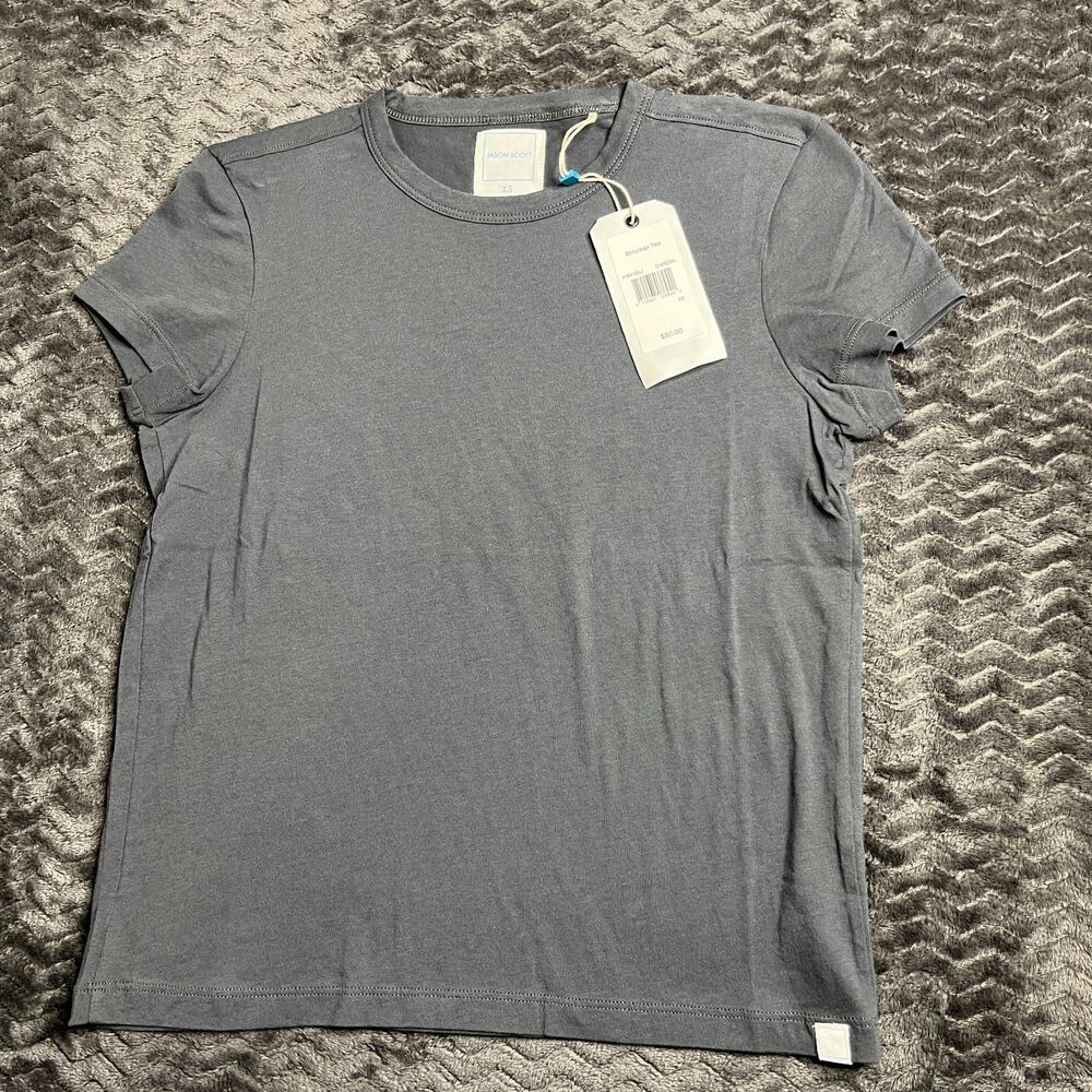Jason Scott women Shrunken Tee Charcoal Size XSmall NWT